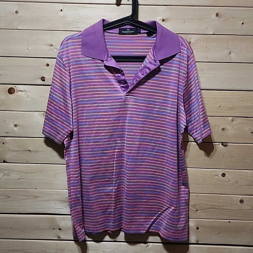 Bugatchi Vomo Polo Shirt Size Small Men's